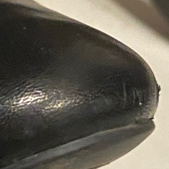 Lauren Ralph Lauren black leather heeled zip up booties. sz 8.5 - Picture 14 of 16